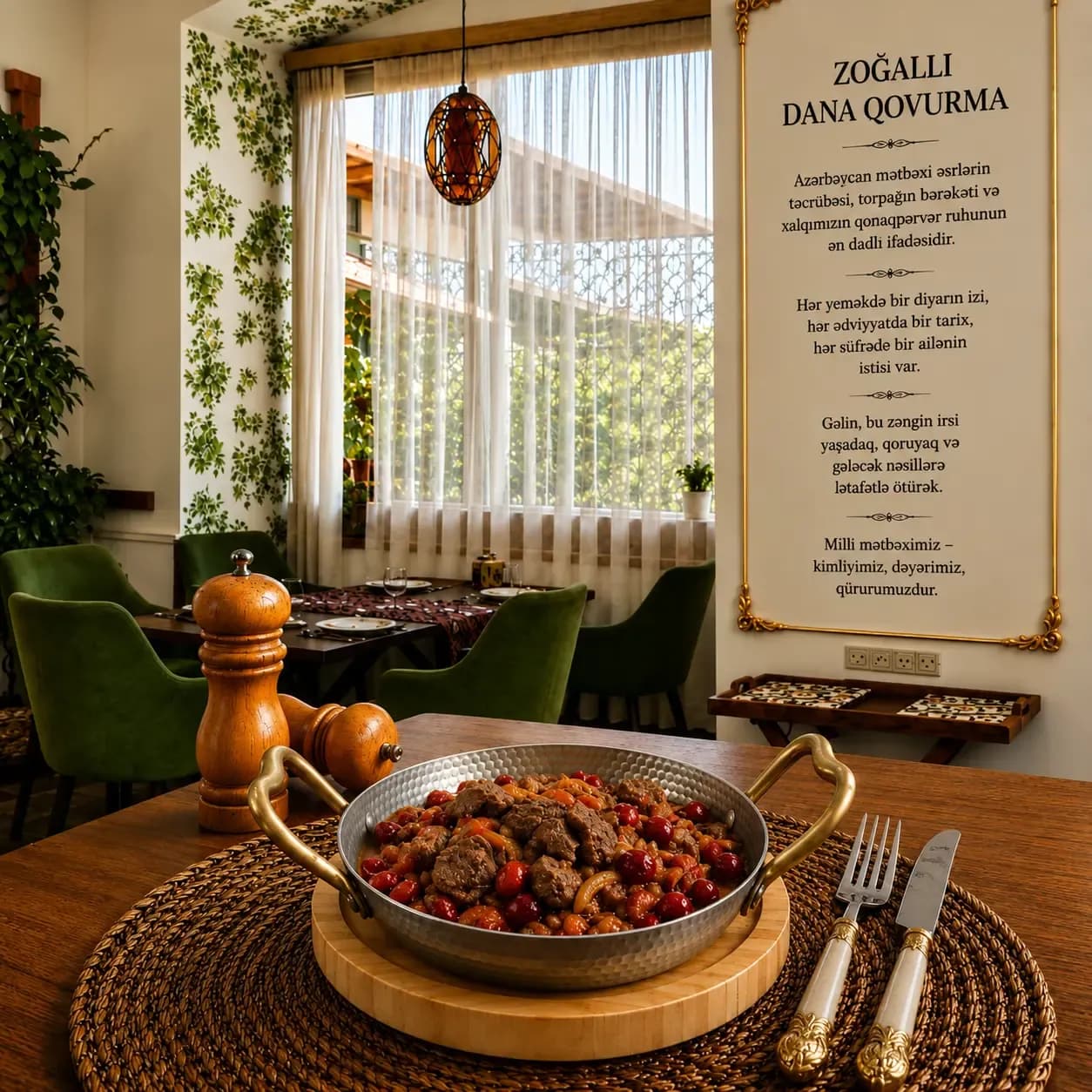 Zoğallı dana qovurma